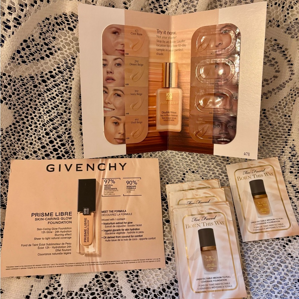Famous Brand Foundation Samples Bundle